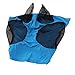 Funien Stretchable Horse Mesh Fly Mask with Ears Protection, Soft Horse Fly Mask for Radiation Resistance, Suitable for All Horses (Blue)