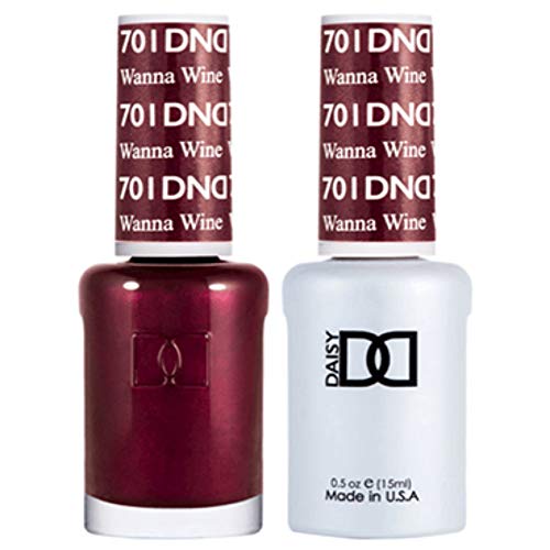 DND 701 Wanna Wine Gel & Matching Polish Set - DND Gel & Lacquer