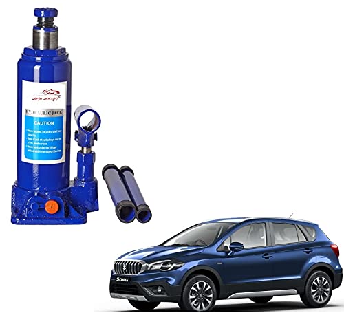 Auto Addict Hydraulic Bottle Jack Car Jack 5 ton(5000 KGS) for All Cars