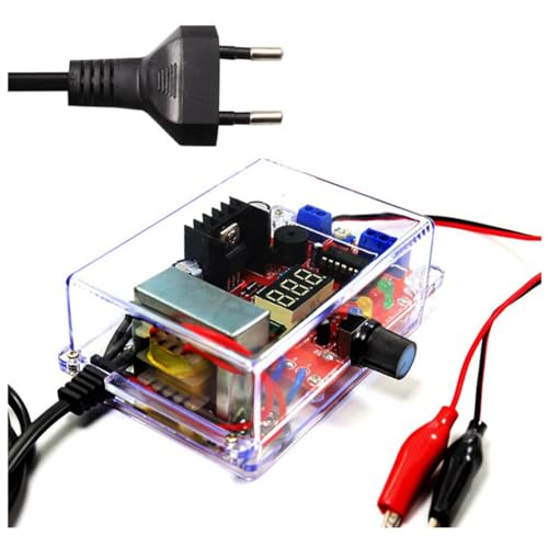 Jzoowar Regulador de Voltaje Ajustable LM317, Kit de Bricolaje de 220 V una 1,25 V-12,5 V, MóDulo de Fuente de AlimentacióN Reductor, Kits ElectróNicos, Enchufe de la UE