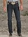 Cinch Men's Silver Label Slim Fit Jean, Dark Stone Wash, 34W x 32L