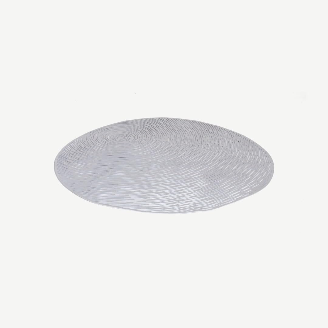 OC Home Zelta Placemat -38x38Cm 38.00x38.00x0.10 Cm Silver
