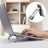 Sorcristy 2PCS Przenośny składany stojak na klawiaturę na biurko, mini składane nóżki do laptopa z antypoślizgowymi podkładkami, trójkątny składany uchwyt na klawiaturę dla większości klawiatur