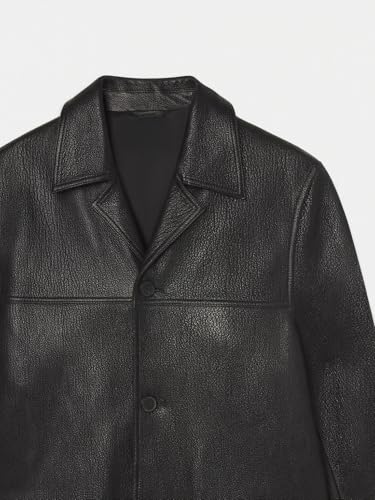 Men's Leather Casual Blazer Single Breasted Classic Slim Fit Lightweight Modern Jacket Formal Wedding Business2