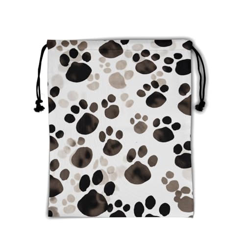 Image of Nerxy Black Paw Gymnastics Grip - Paw Grip for Gymnasts & Pets, Adjustable String Bag