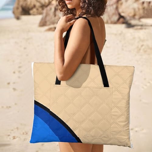 Couverture de plage requin dessin animé imperméable et pliable - 3