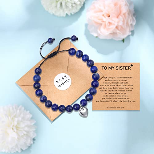 UNGENT THEM Sister Bracelet, Sisters Gifts from Sisters, Christmas Birthday Gifts for Sister Teen Girls Women - Image 4