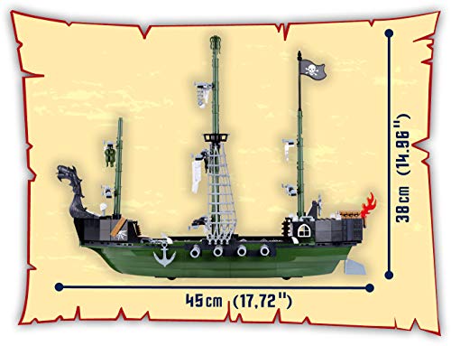 COBI- Ghost Ship, Colore Verde/Nero/Grigio, 6017