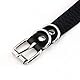 Eigso Punk Gothic Halsband mit O-Ring PU Leder Halskette Legierung Halsband für Damen und Herren