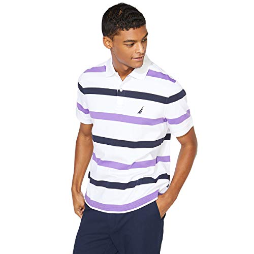 Nautica Interlock Polo Purple XL