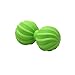 Massageball Tiefe Muskelfitness Erdnuss Massage Doppelkugel Nacken Schulter Rücken Fuß Myofasziale Selbstmassage,grüne