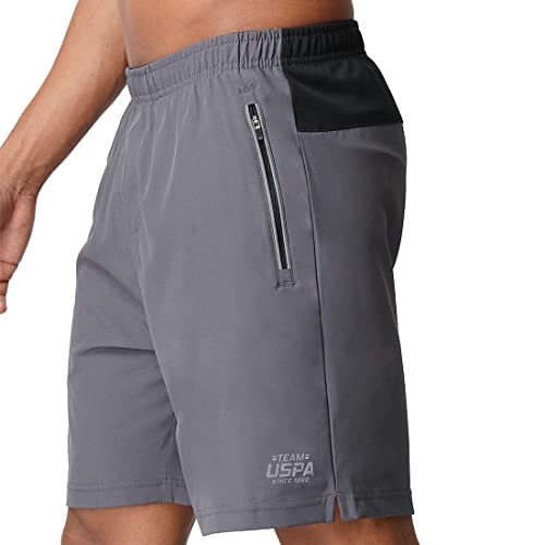 Image of U.S. Polo Assn. Men Mesh Yoke Zipper Pocket I717 Shorts - Pack of 1