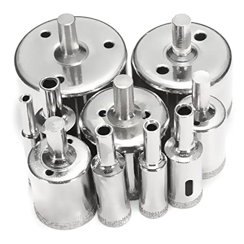 Set de 10 brocas de sierra con diamante 8mm-50mm miniatura 3