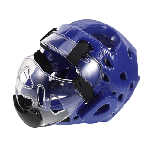 Casque d'arts martiaux avec visière amovible et équipement de protection taekwondo