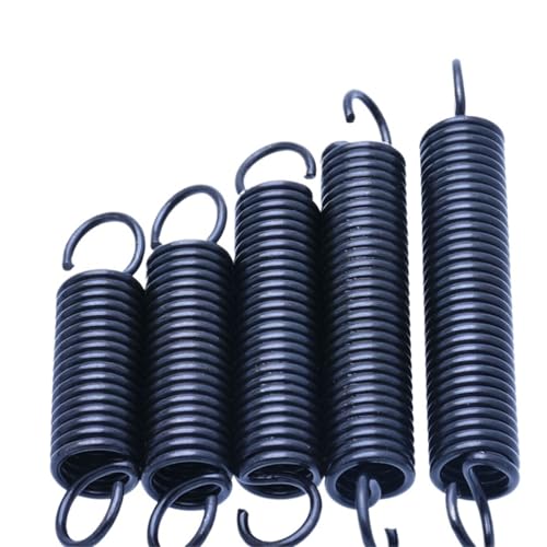 Lyuduo-������΂� Extension Spring With Hooks 1mm Wire Diameter Small Tension Springs 25-60mm Steel Long Extension Spring�C5pcs�C �ψ��k����