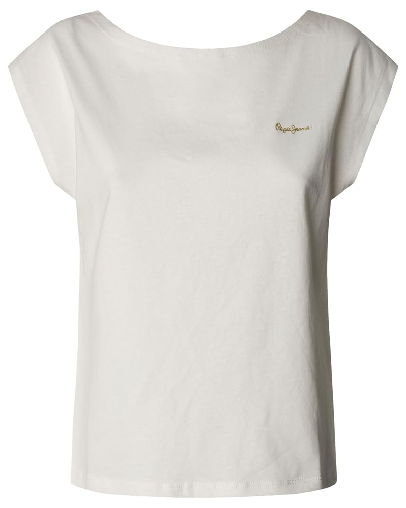 Pepe Jeans Women's Alice T-Shirt, White(White), L