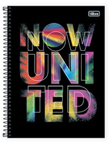 Caderno Cd 01X1 80 Folhas, Now United, Tilibra