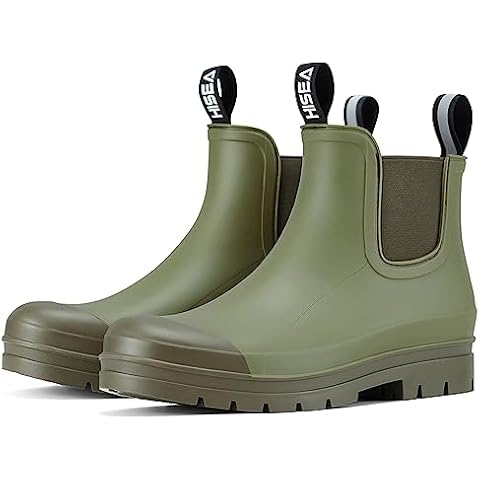 HISEA Women's Short Rain Boots Cover