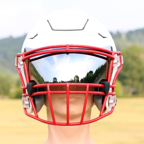 Image of Football Helmet Visor Anti-Fog Scratch Resistant Used for Axiom Helmets for Youth & Adult