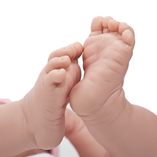 JC Toys La Newborn - Realistische 17 "anatomisch korrekte" REAL GIRL "Babypuppe – Bild 6