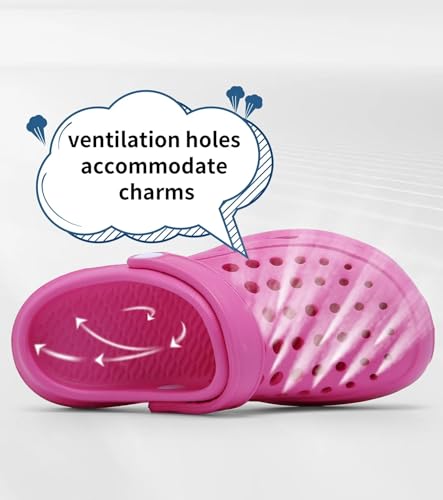 Image of Kids Girls Boys Clogs Garden Shoes Toddler Slip on Sandals Children Water Shower Beach Pool Slippers