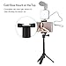 Andoer Mini Tripod, Portable Mini Desktop Tripod with Phone Holder, Adjustable Table Tripod for Smartphone Vlog Recording Selfie Live Streaming YouTube