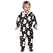 Emelivor Halloween Cat Ghost Baby Newborn One-Piece Pajamas Cotton Sleepwear Outfits for Boys Girls
