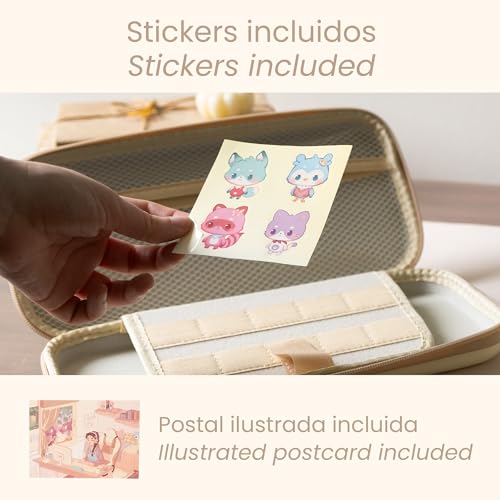 TANOOKI - Tragetasche für Switch 2, süßes Design, schöne Tasche für Switch 2, kompatibel mit Switch/OLED/Lite, Innenraum für Spiele