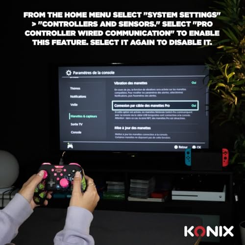 Mando Switch Stranger Things Konix soluciona la batería baja con su cable de 3 metros 5