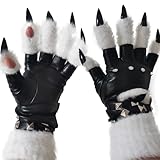 Photo Gallery maricrosea guanti lunghi in pelliccia gotica nera bianca 28 cm caldi guanti costume cosplay halloween Photo Gallery maricrosea guanti lunghi in pelliccia gotica nera bianca 28 cm caldi guanti costume cosplay halloween