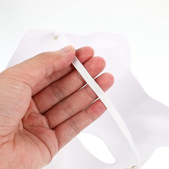 Musaner 20 PCS Cat Mask DIY White Therian Masks to Paint Blank Animal Dress Up Masks for Holiday Party Cosplay, 7.1X6.7in