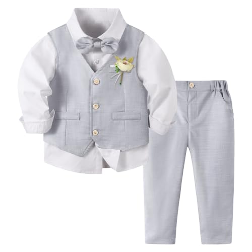 Image of Volunboy Boys Suit Formal Wedding Guest Dress Clothes