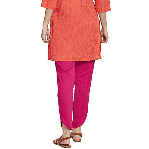 Image of GO COLORS Women Mid Rise Cotton Dhoti Pant