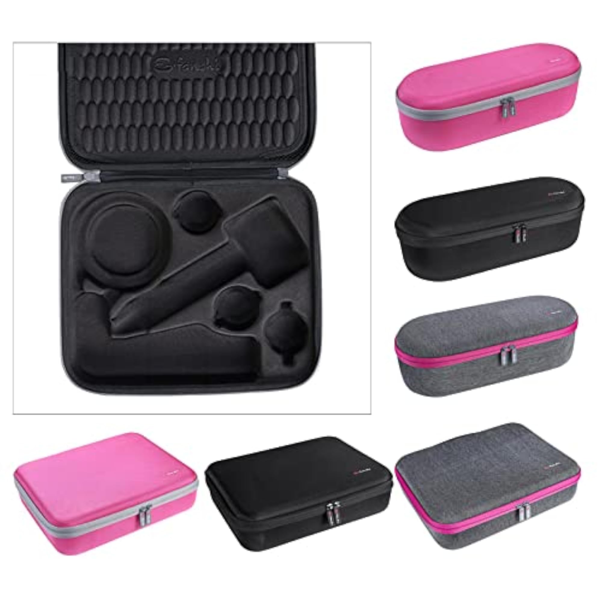 Compact Hair Dryer Storage Bag, Shockproof for Dyson