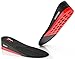 LiftKits Men's 2 inch Shoe Lift Inserts,  Black/Red,  Medium/6-12 M US,