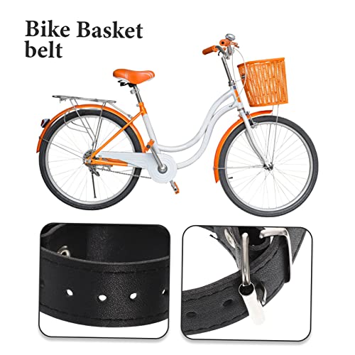 Bike Basket Straps 1 Pair Confidence Basket Straps Kids Bike Basket Mountain Bike Basket Strap Kids Scooter Bicycles Fittings Cycling Storage Part Kids' Bicycles Leather Strap #TOP4