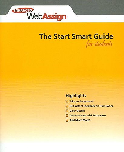 [(Enhanced Webassign - Start Smart Guide for Students)] [By (author) (Brooks/Cole Publishing Co ) Brooks/Cole ] published on (December, 2006)