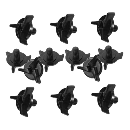 Unomor 12 Pcs Motorcycle Screws Universal Fitment Accessories Plastic