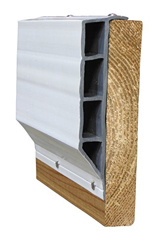 Dock Edge + Super Full Face PVC Profile Dock Guard, White, 12'