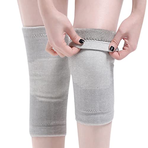 Image of 1 Pair Compression Knee Sleeve for Men Women, Thickened Cotton Lined Warm Thermal Knee Brace Leg Support for Running Pain Management Arthritis Pain Relief