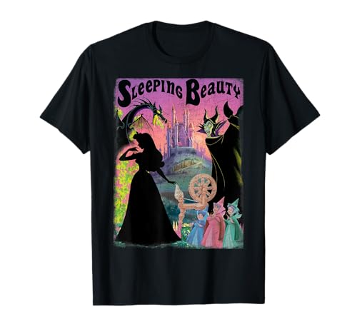 Disney T-shirt La Belle au Bois Dormant Aurore Maléfique Poster T-Shirt