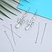 500Pcs Ball Head Pins for Jewelry Making, Stainless Steel Long 50mm Silver Ball Head Pins Jewelry Findings Bendable Headpin for Earring Pendant Bracelet Necklace Jewelrys DIY Craft, Head: 2mm