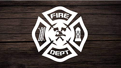 Fire Department Decal, Firefighter Decal, Fire Logo Decal, Fire Life Decal, Fireman Decal, Firefighter Car Decal, Truck Decal, Fire Decal