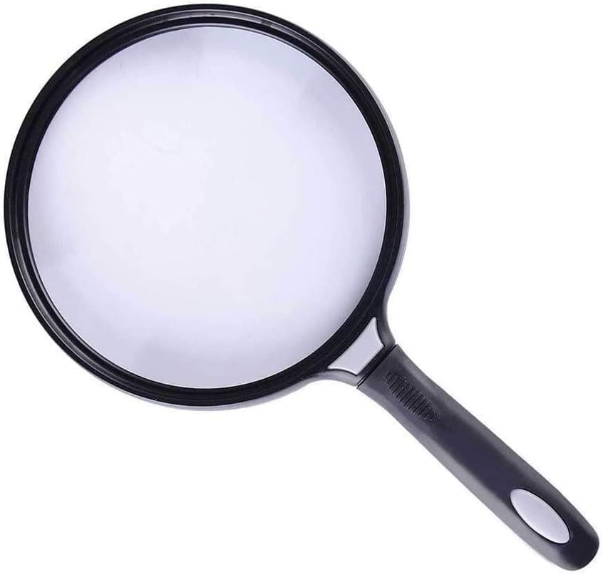 虫眼鏡読み取り修理プラスチックソフトハンドル 130 ミリメートル大型ミラー読書新聞読書拡大鏡興味深い lofty ambition