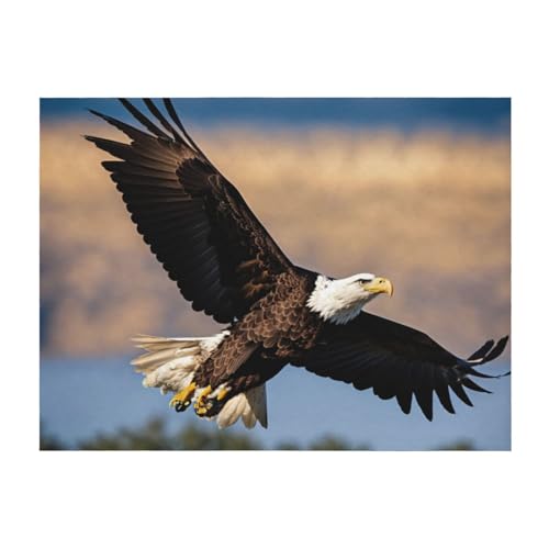 Couverture aigle lit microfibre pour éliminer le froid nocturne