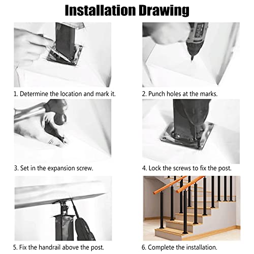 Balustres d'escalier design moderne : colonne haut de gamme 100cm
