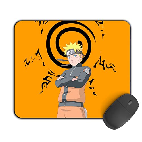Image of Kirmada Printed Naruto Design 1 Mouse Pad (200MM X 240 X 3MM) Enhance Gaming and Work Performance Comfortable and Precise Non-Slip Water Proof Naruto Mouse Pad.