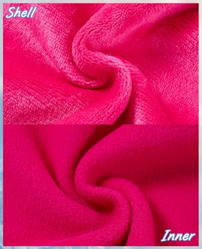 RAISEVERN Toddler Fleece Jacket Hooded with Cat Ears Cute Winter Zip-up Coat for Girls Boys Warm Casual 1-5T4