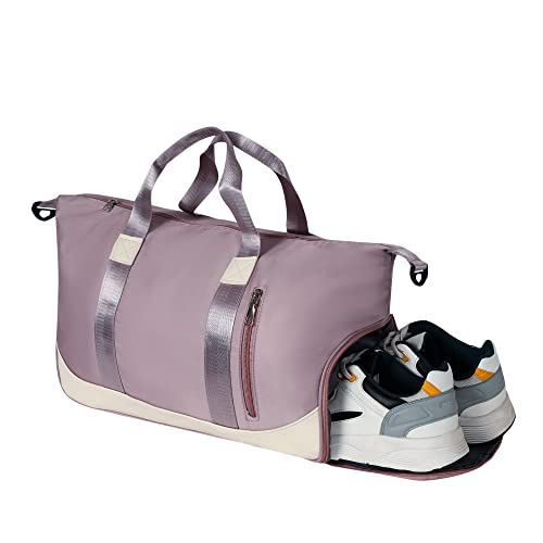 Image of FURN ASPIRE cotton blend 22 Cms Gym Bag(Cross Body Gym Bag-V Pink)