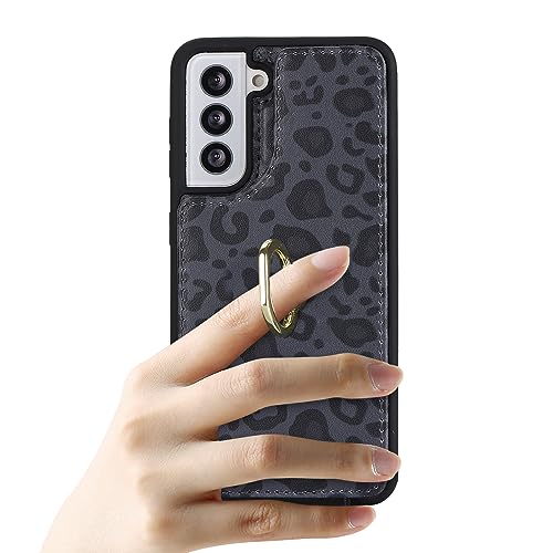 Funda Samsung S21 FE 5G Lipvina con tarjetero y anillo integrado de 6.4" 7